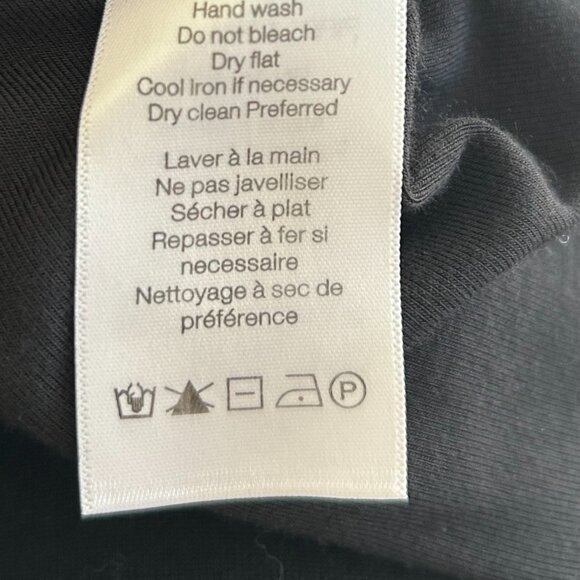 Veronica Beard Priyanka Ruched Top Black Size Small - Picture 5 of 6